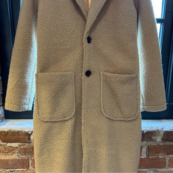 Another Influence | Borge Tan Teddy Coat XS - Picture 2 of 6